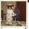 MSF and his first wife Susan Larson cutting the cake at their wedding.
Photo courtesy of Angela Foster