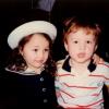 Sara Burke and Craig Foster at the Easter Bunny Breakfast Daytons Dpartment Store, Minneapolis, Minnesota, 4/01/1990.